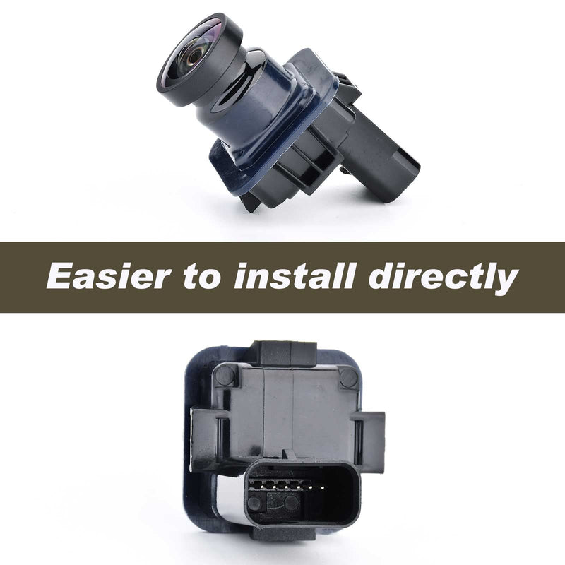 Backup Camera and Wiring Harness Compatible with F150 2011 2012 2013 2014 Replace# BL3Z-19G490-B BL3Z-14A411-A