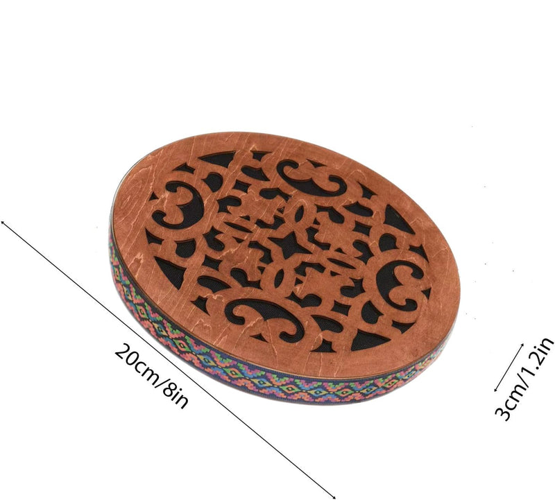 8INCH Ocean Drum,Water Stream Drum,Rain Disk "Water-Fall",Sound Healing,Onomatopoeic Wooden Drum For Performance Accompaniment 8 INCH