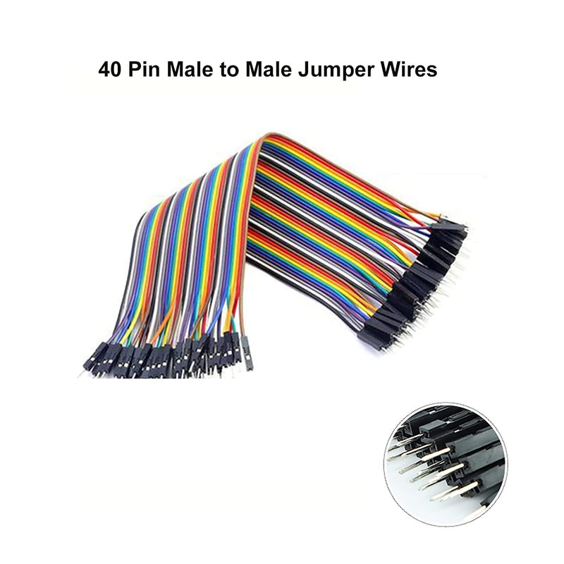 120 Pin Dupont Jumper Wires, 20 cm Wire Length (40Pin Male to Female, 40Pin Male to Male, 40 Pin Female to Female), with Arduino and Raspberry Pi Projects (Set of 3) 1 Pack (Set of 3)