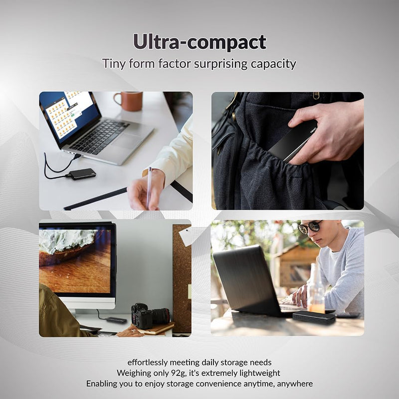 USB4 NVMe SSD Enclosure with Cooling Fan, 40Gbps M.2 Case (Black) | Enclosure only (no SSD); fits M.2 2280 NVMe PCIe SSD; 40Gbps USB4 with built-in cooling fan 0 GB