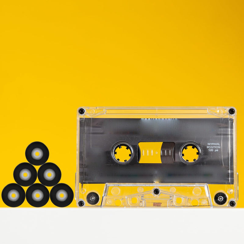 [AUSTRALIA] - CHILDWEET Cassette Tape Pinch Rollers Replacement 10-Pack for Tape Recorders Audio Players Durable Rubber Bearing Pulley for Maintenance Repair 