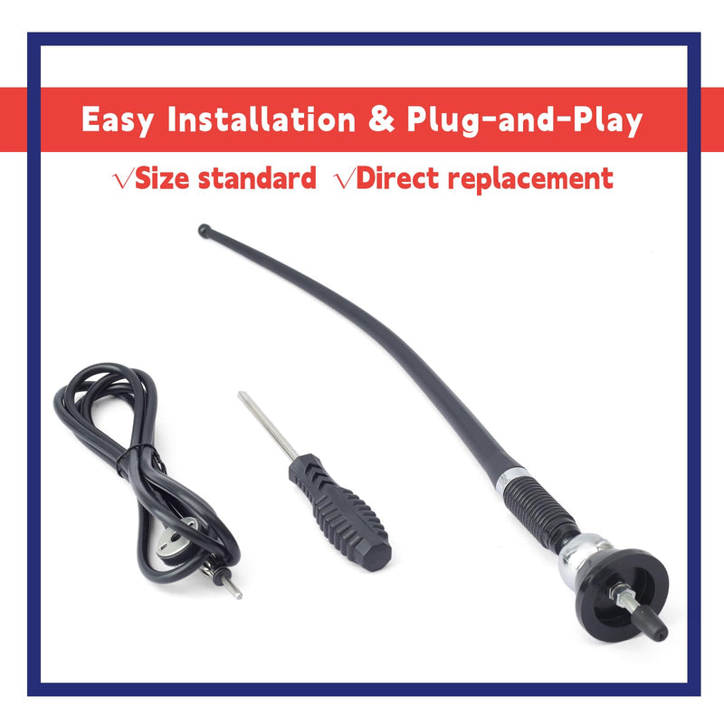 [AUSTRALIA] - RMA60 Rubber Radio Antenna Replacement for John Deere for Kubota for Massey Ferguson for Yanmar Tractor 