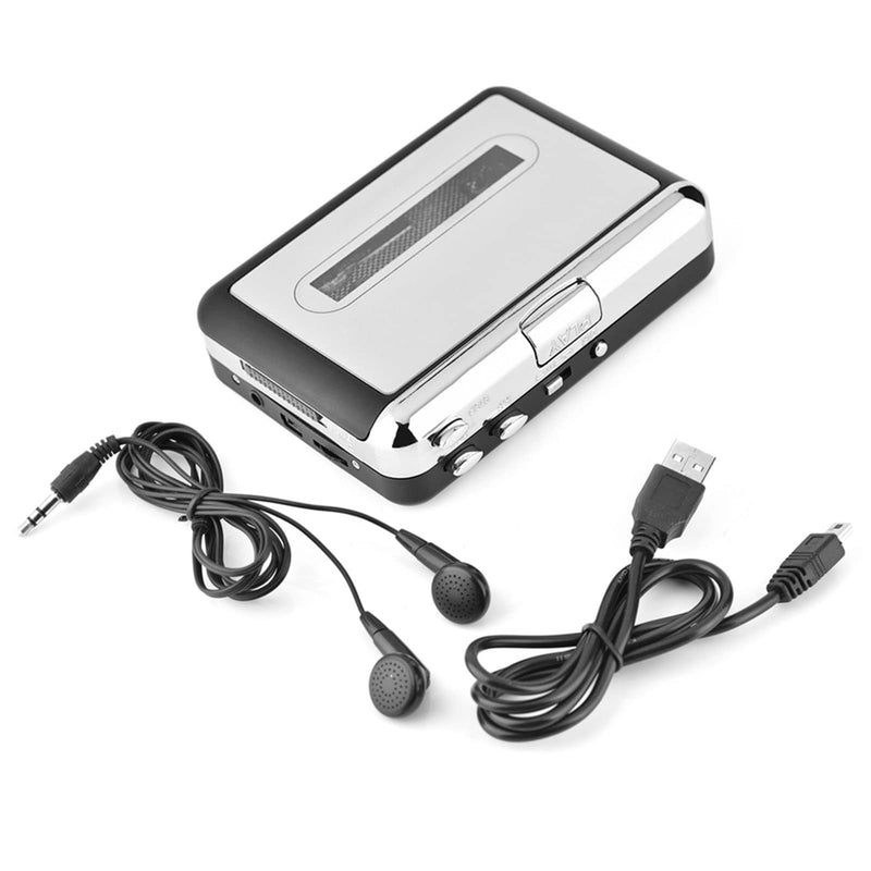 USB Cassette Tape to MP3 CD Converter,Audio Music Player with Headphones for MP3 Player or CD Burning