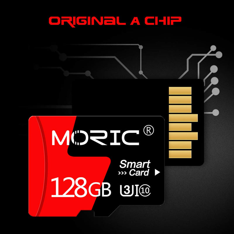 [AUSTRALIA] - MORIC 2 Pack 128GB Micro SD Card with Adapter High Speed Memory Card,C10 A1 Memory TF Card for Camera/Dash Cam/Smartphone/Tablet/Drone 128GB*2 