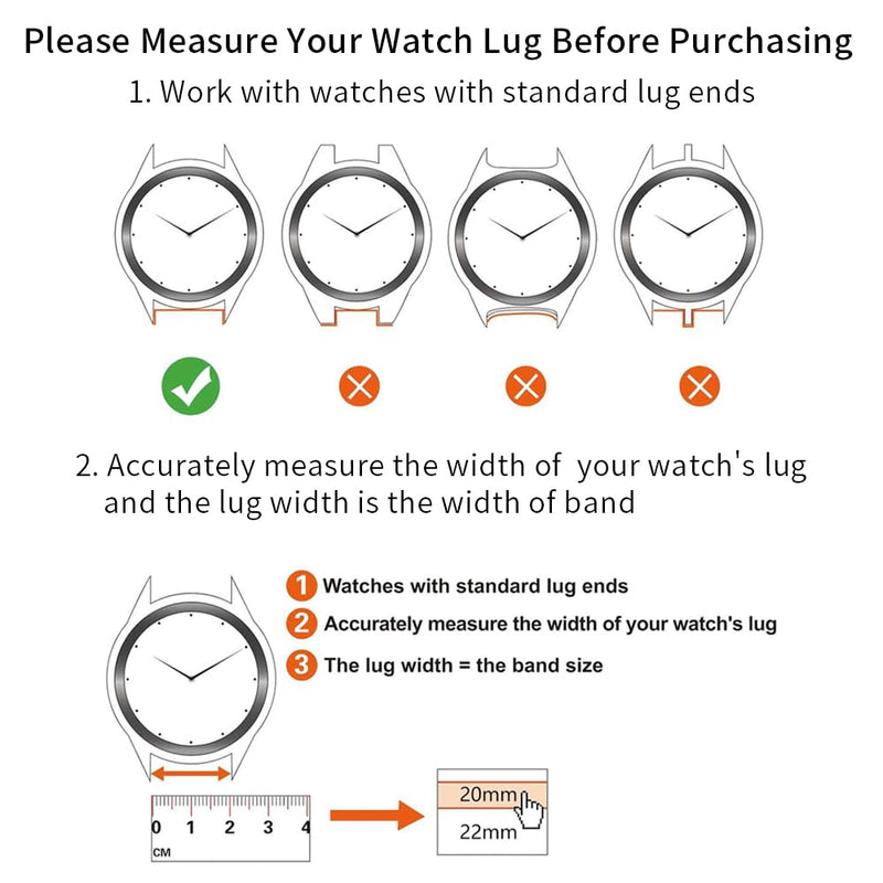 20mm Titanium Band Compatible with Samsung Watch 6 Classic 43mm/47mm/5 Pro 45mm/4 Classic 46mm,22mm Metal Strap Compatible with Samsung Watch 46MM/3 45MM, Gear S3 Frontier 20mm