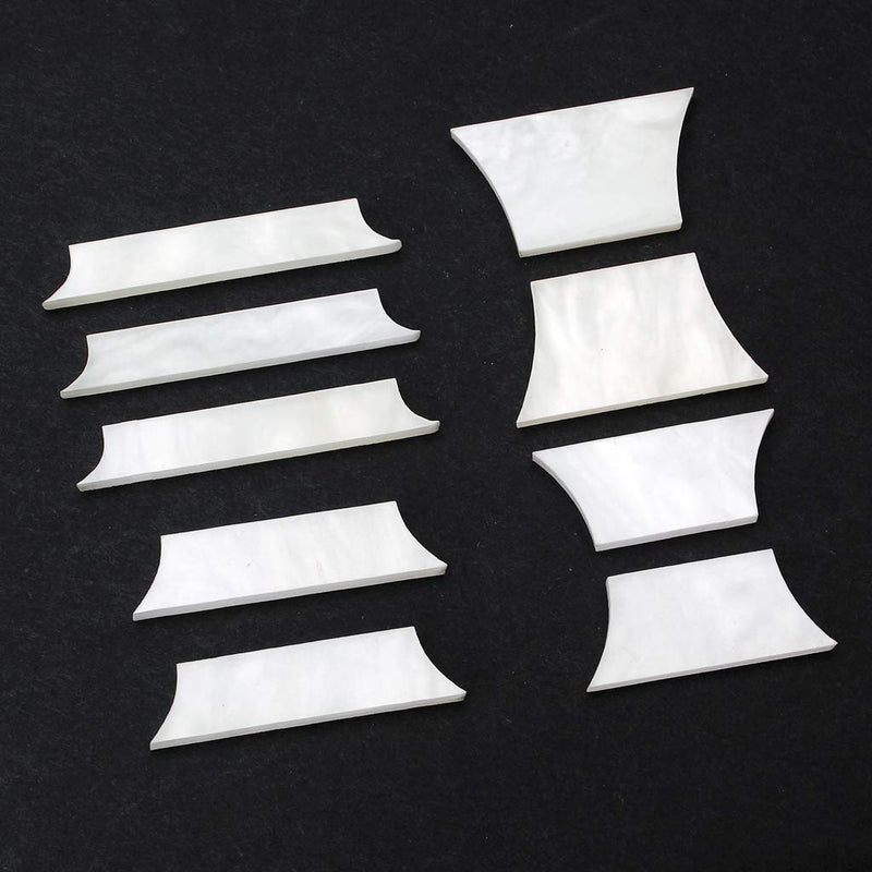 [AUSTRALIA] - Guitar Fretboard Markers Inlay Stickers Decals for Guitars & Bass Natural White Mother of Pearl Shell Inlay Fingerboard GF13 