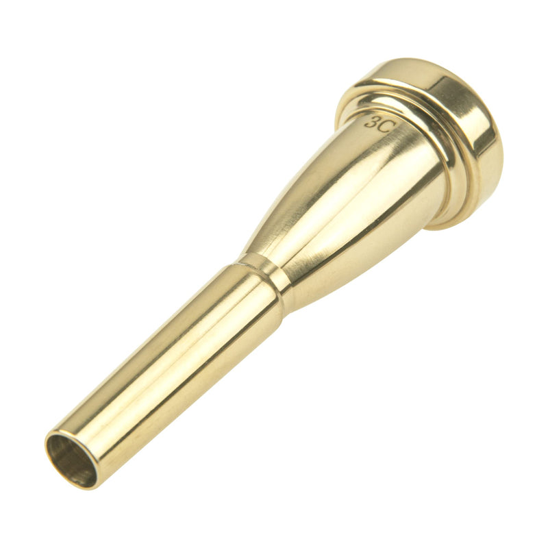 1Pcs Yootones Metal Gold Plated Trumpet Mouthpiece Compatible with Trumpet Accessories Parts (3C) 3C