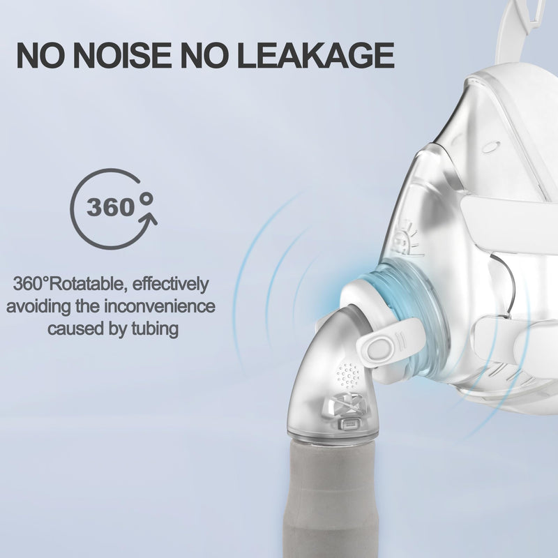2 Pack Replacement Swivel Connector Elbow Tube Compatible with Airfit F20 and Airfit F30 Hose Quick Release Swivel High Quality CPAP Accessories BlessEase