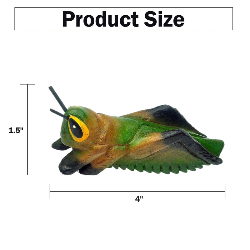 3 Pcs Handmade Wooden Percussion Instruments Animal Set, 3 Inch Wooden Frog, 4 Inch Wooden Cricket, and 2.3 Inch Wooden Owl, Artistic Craft and Unique Gift (Small) S- 3"Frog 4"Cricket 2"Owl