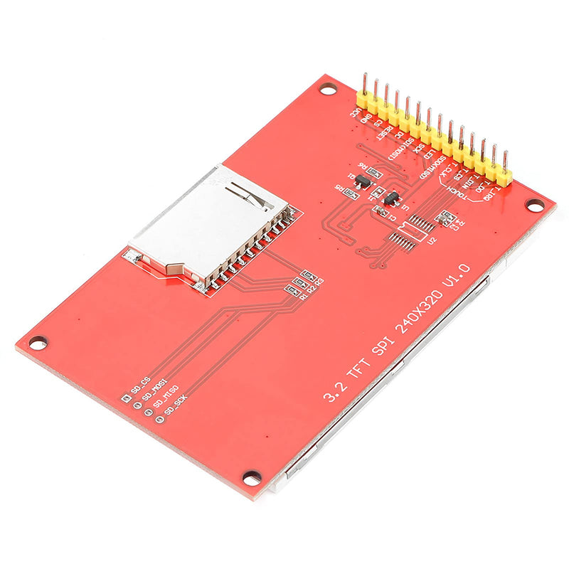 LCD Display Module 3.2 Inch Display TFT 320 240 3.2 Ili9341 3.2 240*320 TFT LCD Display Module 4 Wire SPI TFT LCD Screen with Card Cage TFT Display Module (with Touch)