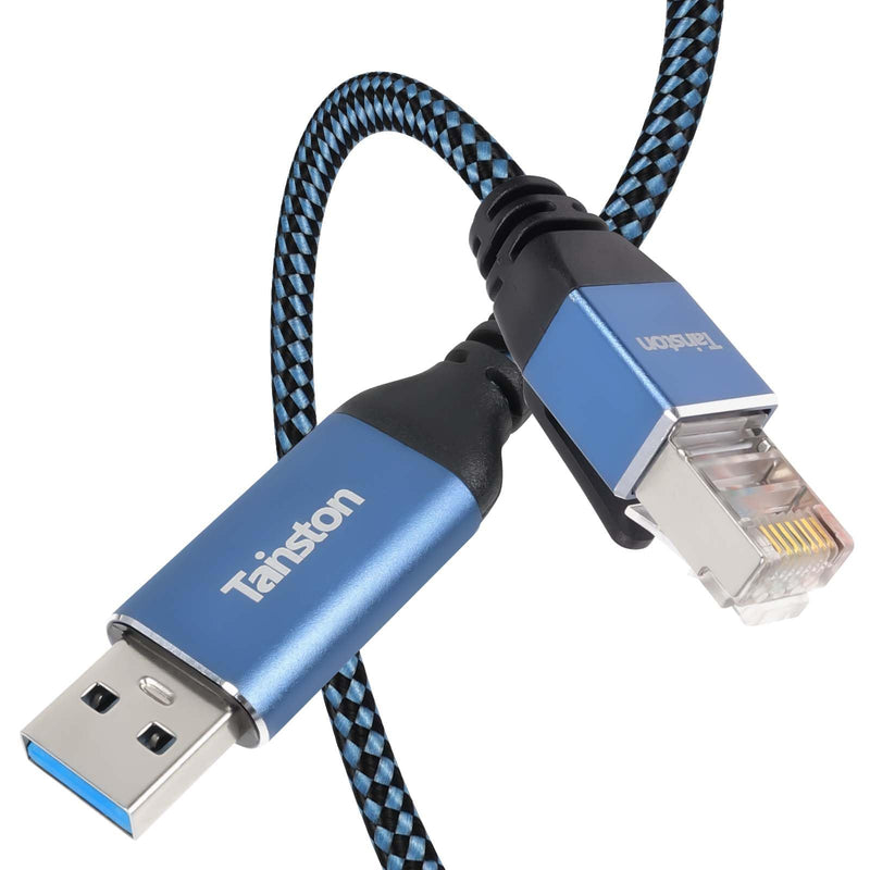 USB to Ethernet Cable, 75Ft USB3.0 A to RJ45 Cable,USB3.0 A to Gigabit Ethernet Cable Compatible Laptop, PC, Switch, Router, Modem and More 75 FT