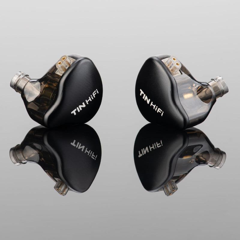 TINHIFI C1 10mm DLC Dynamic Driver IEM - HiFi Wired Earphones, Dual Magnetic Circuit, Deep Bass, Wide Soundstage, Detachable Cable, 3.5mm (Black) C1 3.5MM 2Pin No Mic Black