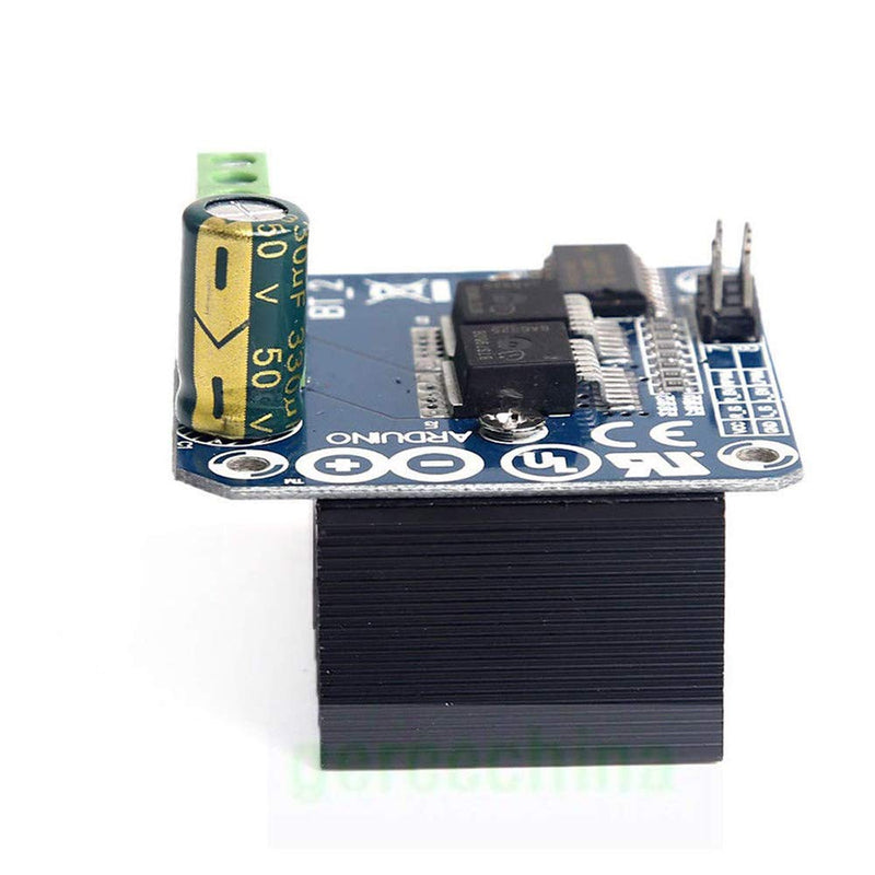 Youmile Motor Driver Module BTS7960B Double DC Stepper Motor Driver H-Bridge PWM Smart Car Driver Module for Arduino Current Limiting with DuPont Cable