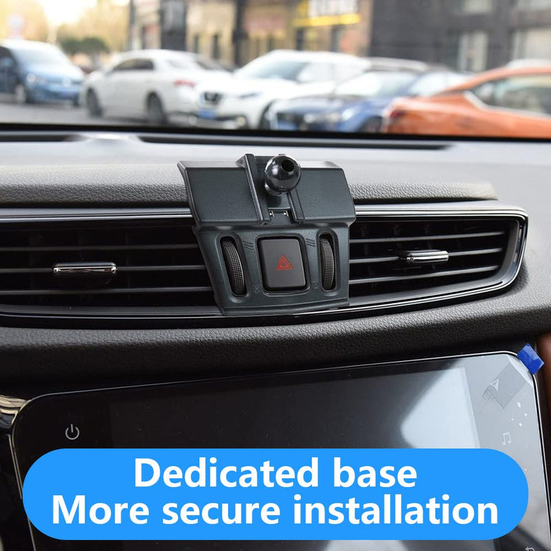 LUNQIN Car Phone Holder for Nissan Rogue SUV 2014-2020 & Nissan Rogue Sport 2017-2022 Auto Interior Accessories Cell Phones Mount Cellphone Mobile Cradle Charging Navigation Bracket Air Vent Accessory