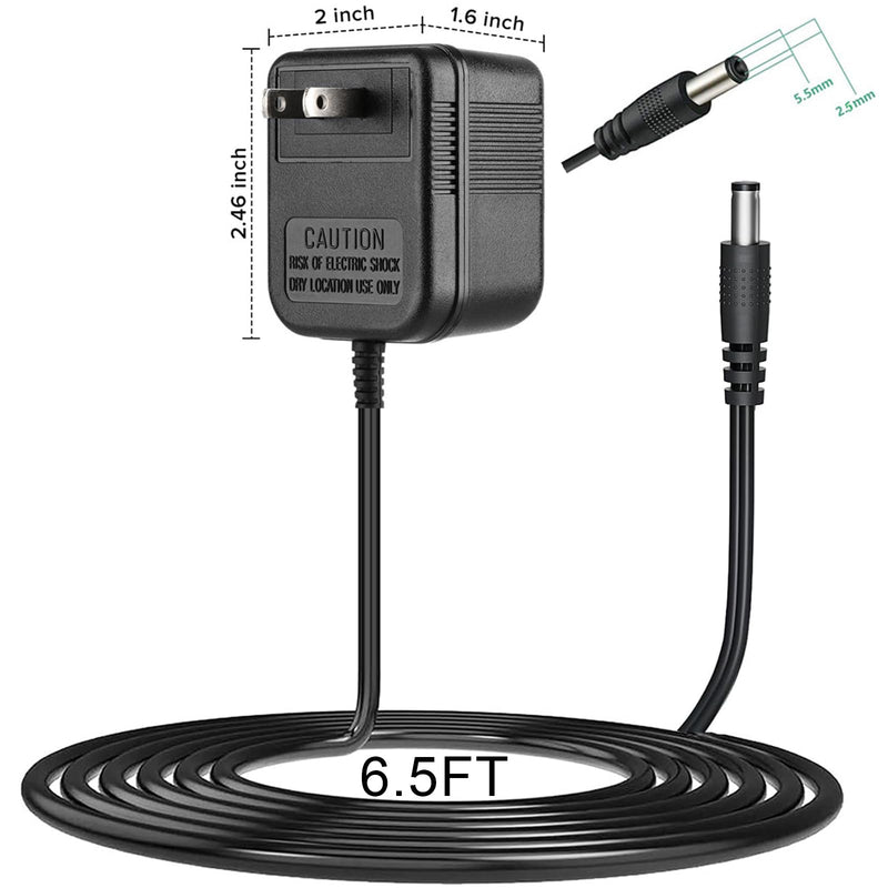 9VAC Adapter for Behringer Tube Ultragain MIC200 MIC100,PSU11-UL U090075A PSU-MINI-UL-01,Behringer Pro NOX101 DJ Mixer 9V~750mAPowe Supply,Behringer MiniAmp AMP800,Digitech Vocal300 Vocalist Live4,5