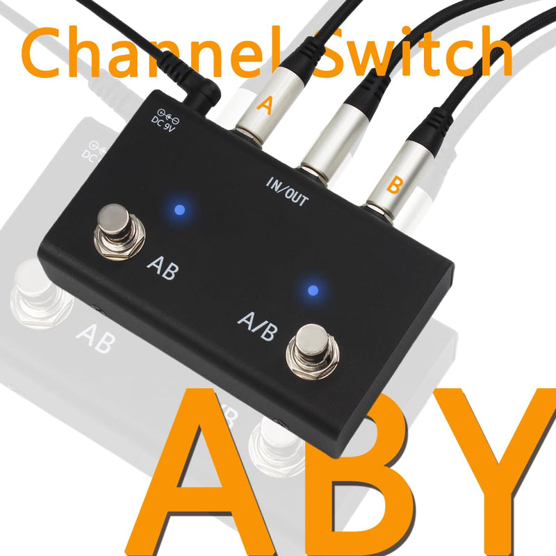 ABY Pedal Channel Switch Box Line AB Selector True Bypass For Guitar Effect Pedal
