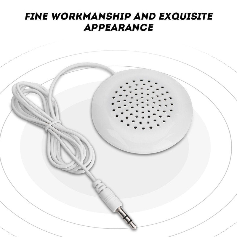 [AUSTRALIA] - Pillow Speaker, Portable Mini Speaker, DIY Pillow Speaker 3.5mm Mini Stereo Speaker of MP3 Phone Portable CD for Sleep, Home, Outdoors, Shower 