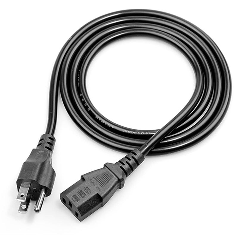 10Ft 3 Prong AC Power Cord TV Universal Treadmills Cable for Computer Monitor, Horizon Fitness Treadmills, Superfit, BowFlex, Sole E35 E55 F63 F80,Goplus 2 in 1 Folding Treadmill Charger Replacement 10FT