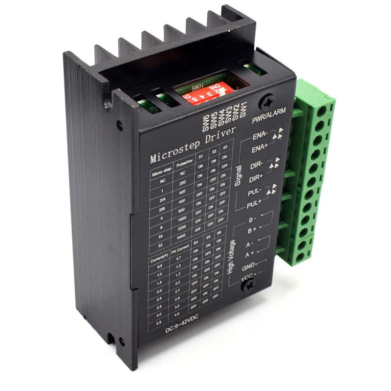 COVVY TB6600 4A 9-42V Stepper Motor Control CNC Controller 32 Segments 2/4 Phase Hybrid Stepper Motor Control Board