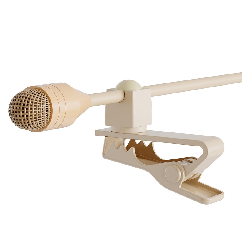 J K MIC-J 050 Lavalier Lapel Microphone Clip Mic Compatible with Sennheiser Wireless Bodypack Transmitter