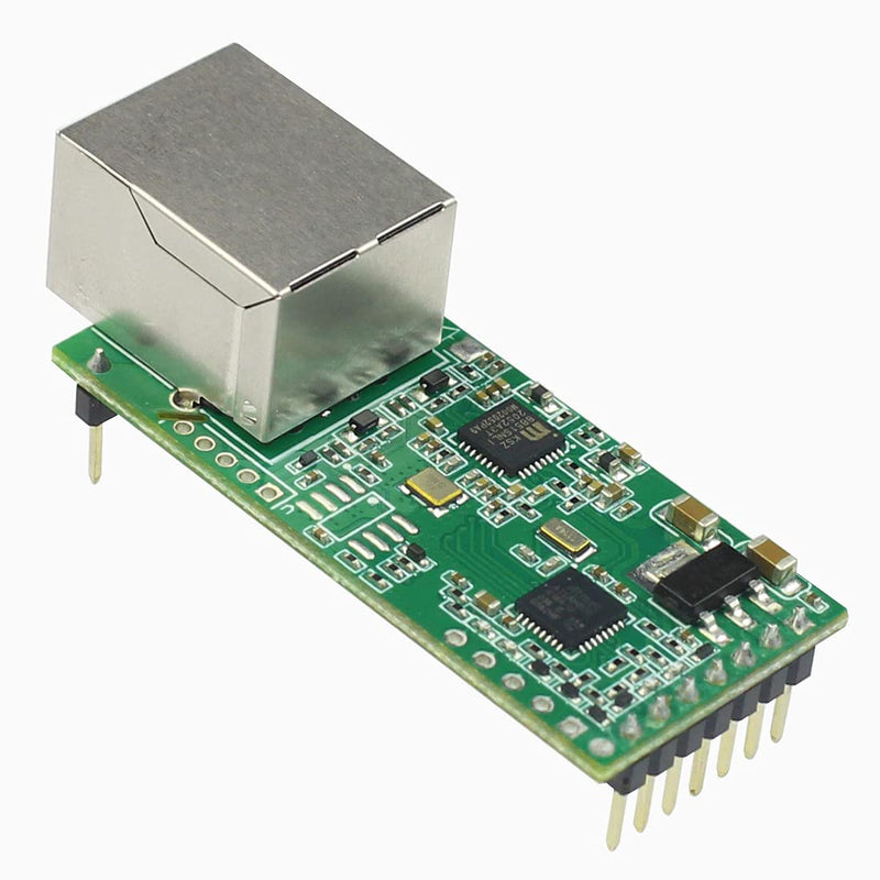 PUSR USR-TCP232-T2 Tiny Serial Ethernet Converter Module Serial UART TTL to Ethernet TCPIP Module Support DHCP and DNS (1Piece) 1Piece