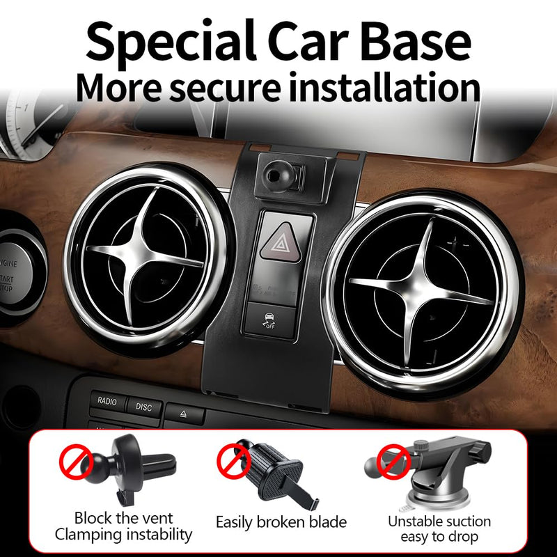 Car Phone Holder for Mercedes Benz GLK Class 2013 2014 2015 GLK350 GLK250 Auto Accessories Navigation Screen Bracket Interior Decoration Dashboard Cell Mobile Phone Mount Holders case Accessory for GLK 2013-2015