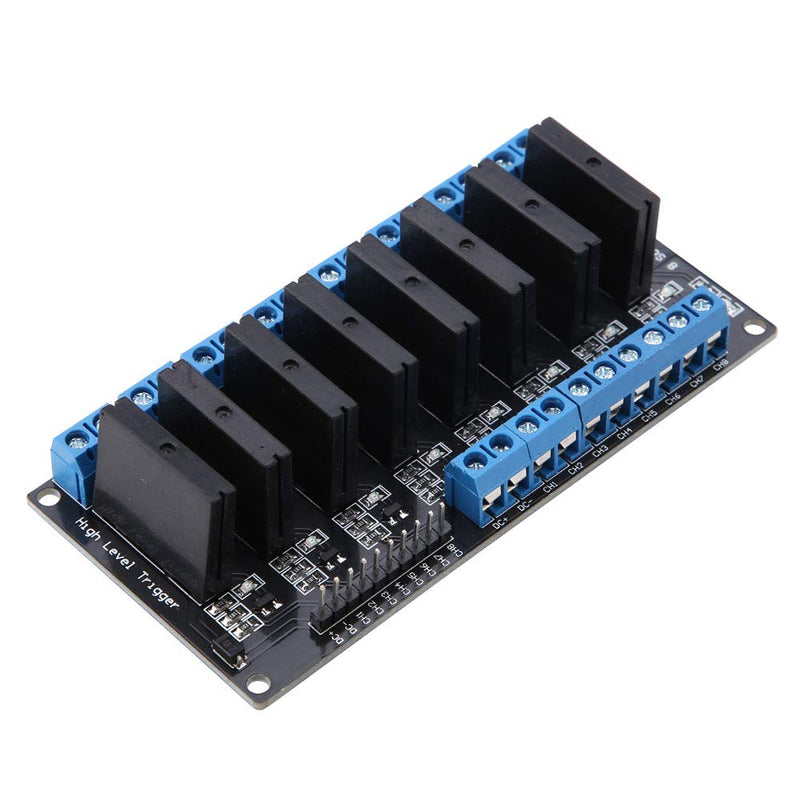 5V 8 Channel Solid State Relay Module High Level Trigger 2A with Resistive Fuse