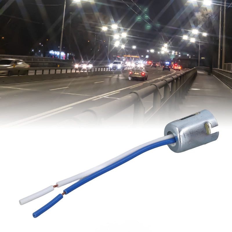 Pack of 10 Lamp Holder, DC 12 V 1157 Lamp Bulb Socket, Car Wiring Socket, LED Indicator Holder with 3.5 Inch Wiring Harness, Renovation Socket, Wire Connector, Lamp Holder for 1157 Bulbs