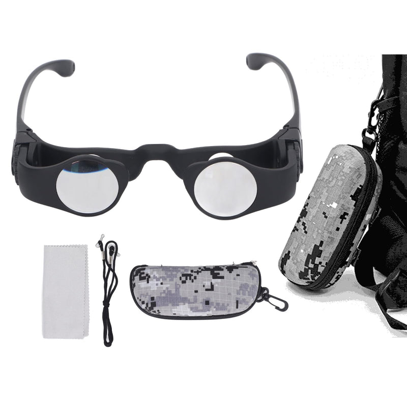 Yoidesu Hands Binocular Glasses for Fishing Bird Watching, HD Optical Lens Portable Binoculars and Opera Glasses, 8X Magnification, Adjustable Focus Distance, Fishing Companion