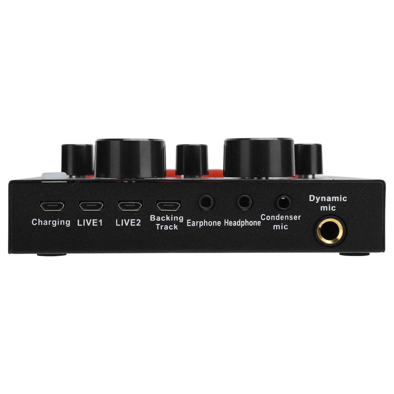 Live Sound Card,7 Connection Methods Live Sound Card Voice Changer Bluetooth Support Mobile Phone Computer Headset Using,with 18 Kinds of Sound Effects