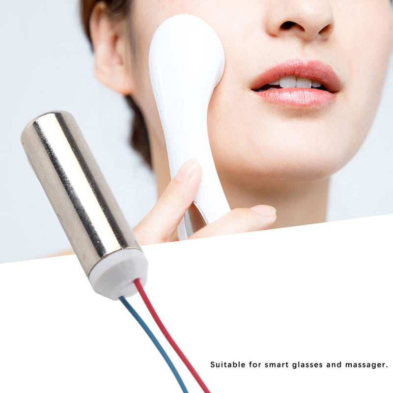 5pcs 14500rpm 0.14W 0.038A 3.7V Waterproof Vibrating Mini Motor Cylindrical Coreless Vibration Motor for Electric Toothbrush, Massager, Smart Glasses