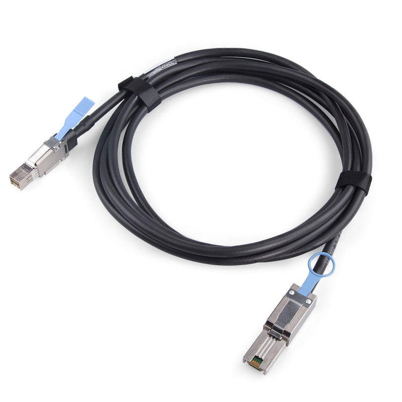 ipolex External Mini SAS HD SFF-8644 to SFF-8088 Hybrid Cable for Server, Raid Card & PCI Express Controller, 1-m(3.28ft) 8088-8644 1m