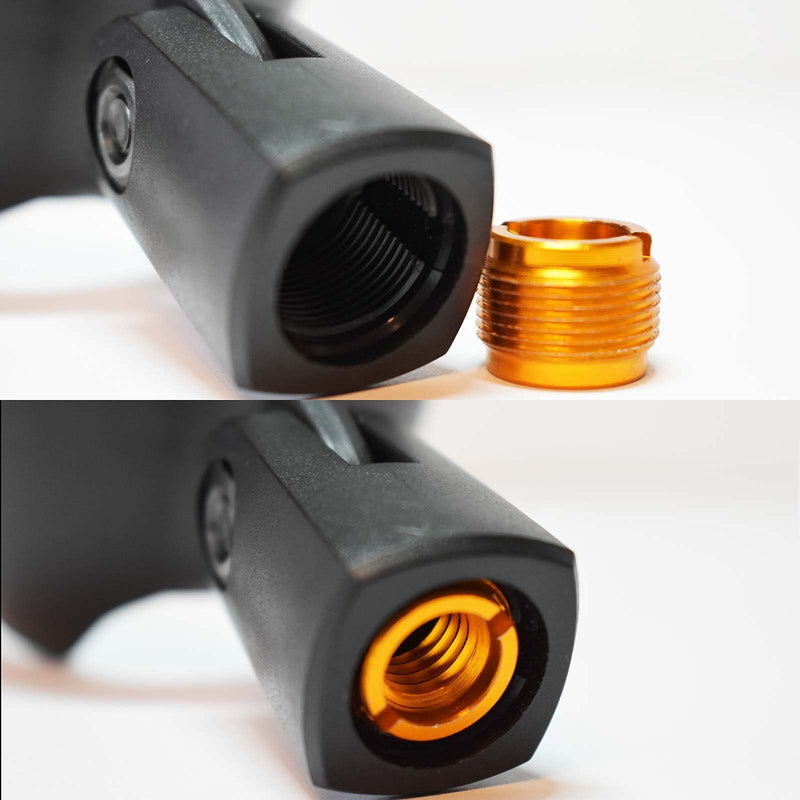 Ammo Clip HB52 Bullet Mic Holder Compatible With Se Electronics Hohner HB52 Harp Blaster Harmonica Microphone (Natural Black) Natural Black