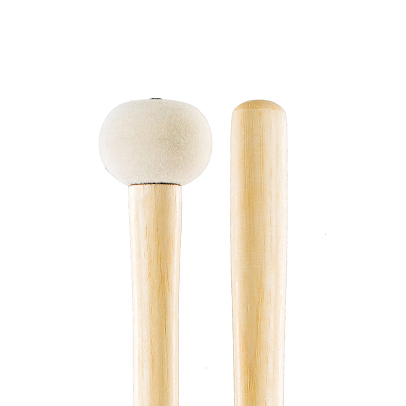 ProMark Bass Drum Mallets - Performer Series - Extra Dense Felt Head - Ideal for 20-22 inch Bass Drums - American Hickory Handles - Comfort Flare Grip - Exceptional Balance, Sound Projection - 1 Pair PSMB2