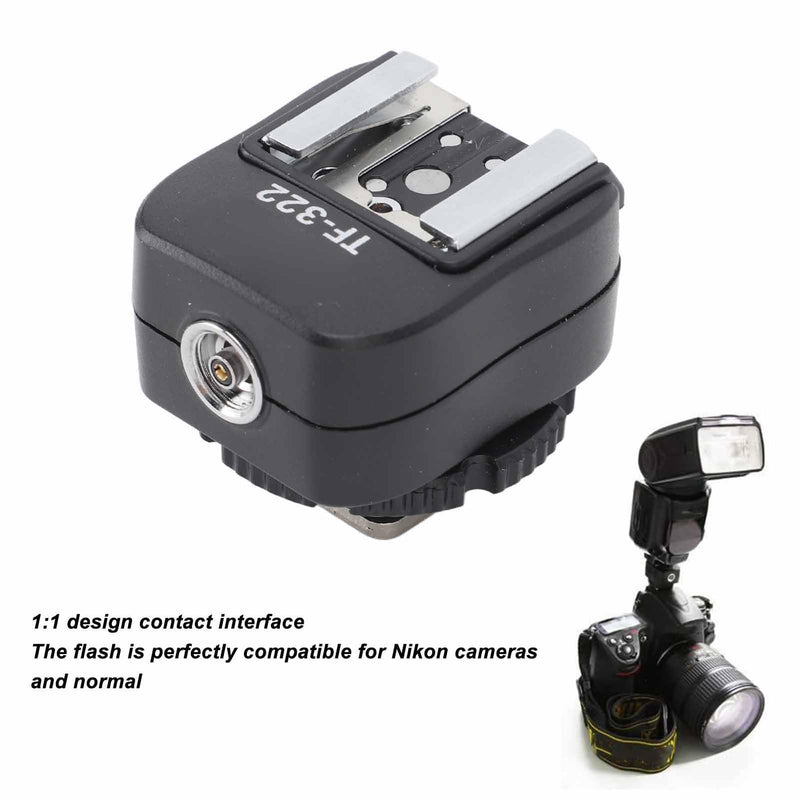 [AUSTRALIA] - Flash Hot Shoe Sync Adapter with Extra PC Sync Port for Camera, Pure Copper Interface, TTL Flash Hot Shoe Converter 