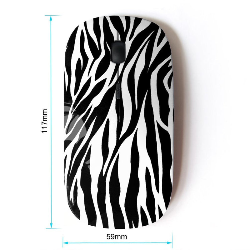KOOLmouse [ Optical 2.4G Wireless Computer Mouse ] [ Zebra Print ]