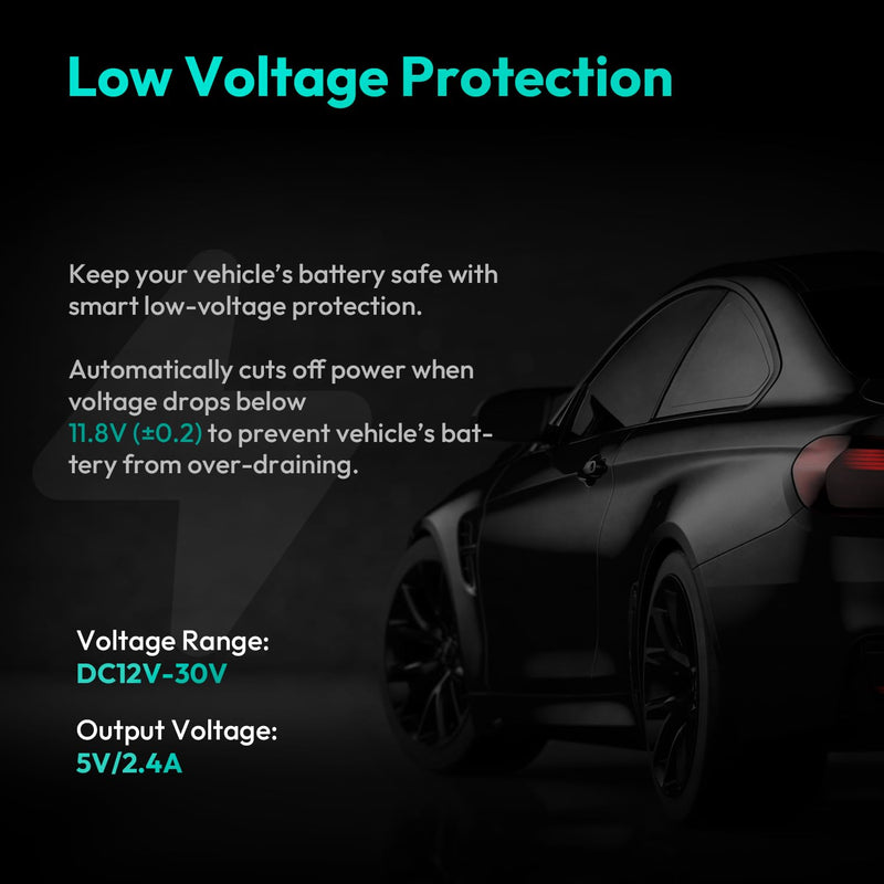 [AUSTRALIA] - BOTSLAB Type C Hardwire Kit with Fuse Tap, Exclusive for BOTSLAB Dash Cam G980H / G980H Pro / G980H Multi-Channel, Supports Parking Mode, Includes Double-3 Fuses Tap G980H Fuse Tap Hardwire Kit 
