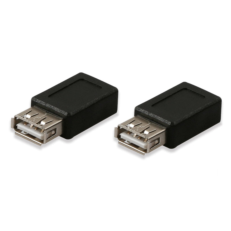 Electop 2 Pack USB 2.0 A Female to USB B Mini 5 Pin Female Adapter Converter