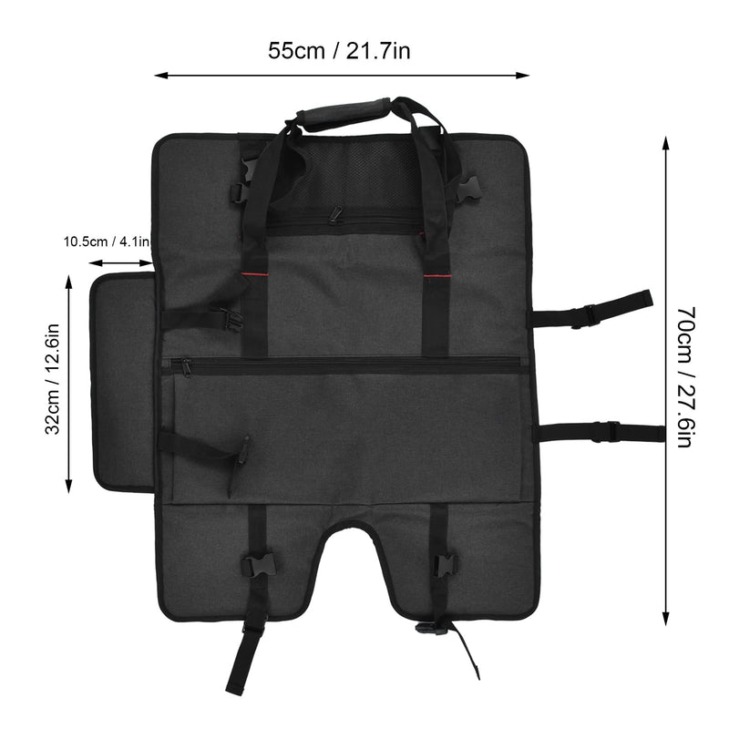Qiilu 24 Inch Monitor Travel Case, Computer Monitor Bag Portable Protective Carrying Case for 24" LCD Screens and Monitors