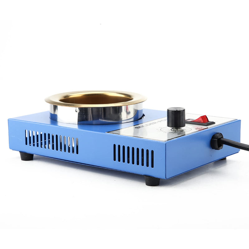 220 V Soldering Pot Stability Heating Desoldering Bath for Casting Melting Melting Refining (EU Plug) (250 W) 250W