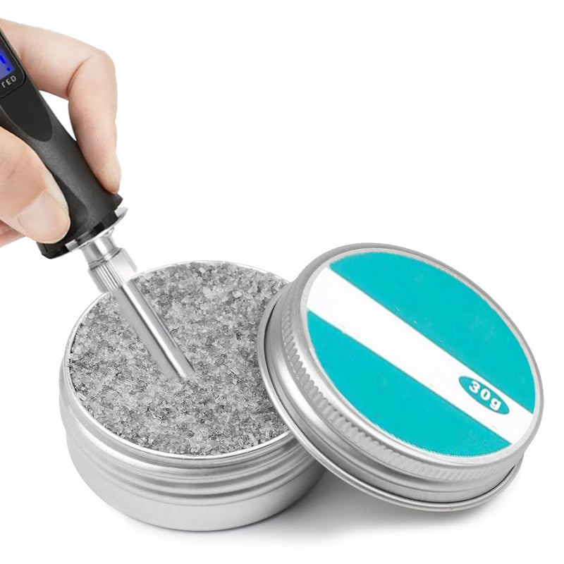 Soldering Tip Cleaner, Soldering Tips Reactivator 30 g, Soldering Tips Reactivator, Cleaning Tips Cleaner Soldering Iron Accessories, Soldering Tip Cleaner Tip Tinner Cleaner for Reactivating Oxidised