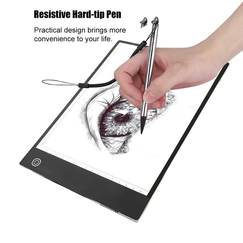 Touch Pen with Spring Rope, Resistive Touch Screen Painting Pen Resistive Stylus Hard-tip Pen with Anti-Lost Spring Rope, for POS, PDA, Car Navigator(Silver) Silver