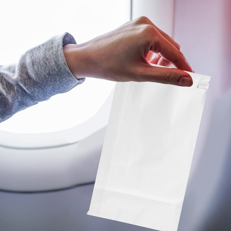 ROSENICE Pack of 25 Crushing Bags for Vomiting and Nausea (White)