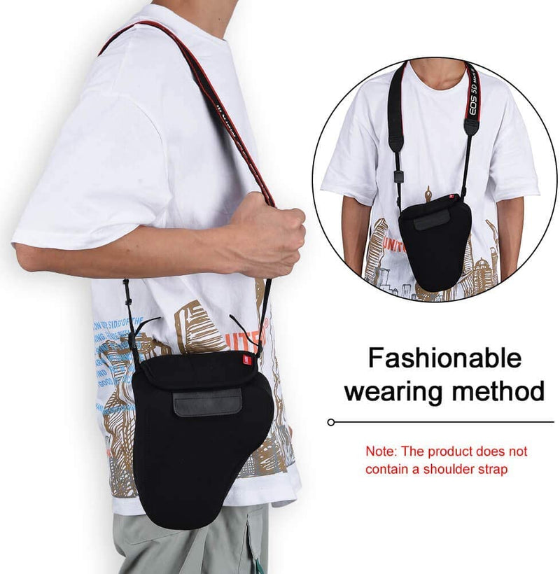 CADeN Camera Sling Bag + DSLR Camera Sleeve Case Compatible with Sony Canon Nikon Camera Case