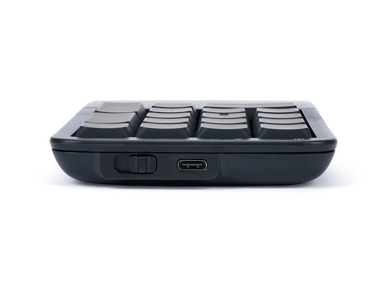 KINESIS Mechanical Keypad LP Numeric 10-Key for Mac & PC | Wired & Wireless Mode | Quiet Linear Mechanical Switches | Programmable | Ergonomic Palm Support | Backlit