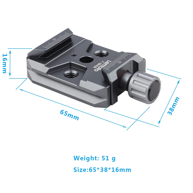 [AUSTRALIA] - Quick Release Clamp,QR Base,Camera Mounts Clamps for Arca-Swiss Standard Compatible with DJI Ronin S 2/3/3-pro/c2 Gimbal for Zhiyun Crane Series and Camera Tripod 