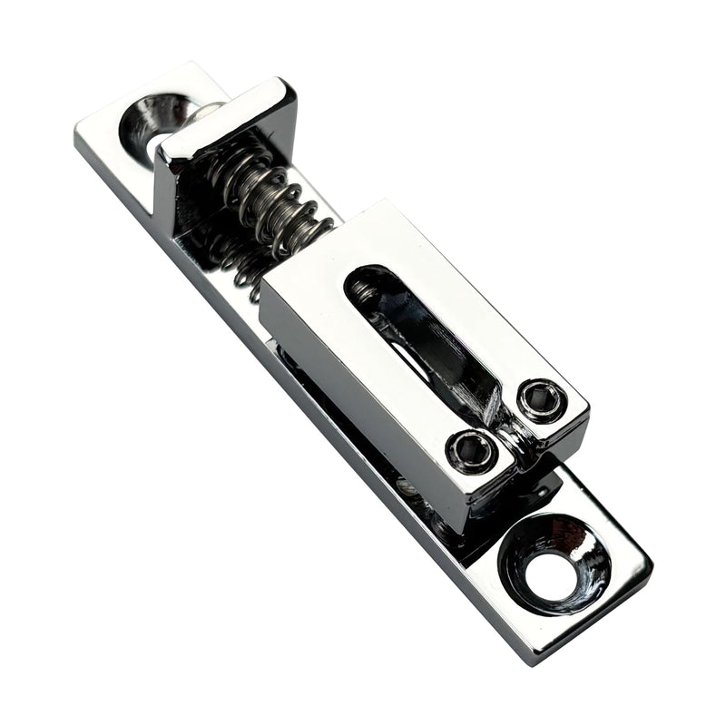 Pack of 6 10.5mm Single String Guitar Bridge Zinc Alloy Individual Fixed Hardtail Bridge for 6 String Electric Guitar Replacement Parts Chrome