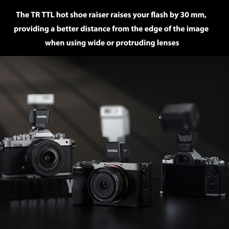 [AUSTRALIA] - GODOX TR-C TTL Hot Shoe Riser TR C Canon Camera Flash 30mm Height Rise Hot Shoe Adapter Compatible for Godox IT20C IT22C IT30ProC Camera Flash 