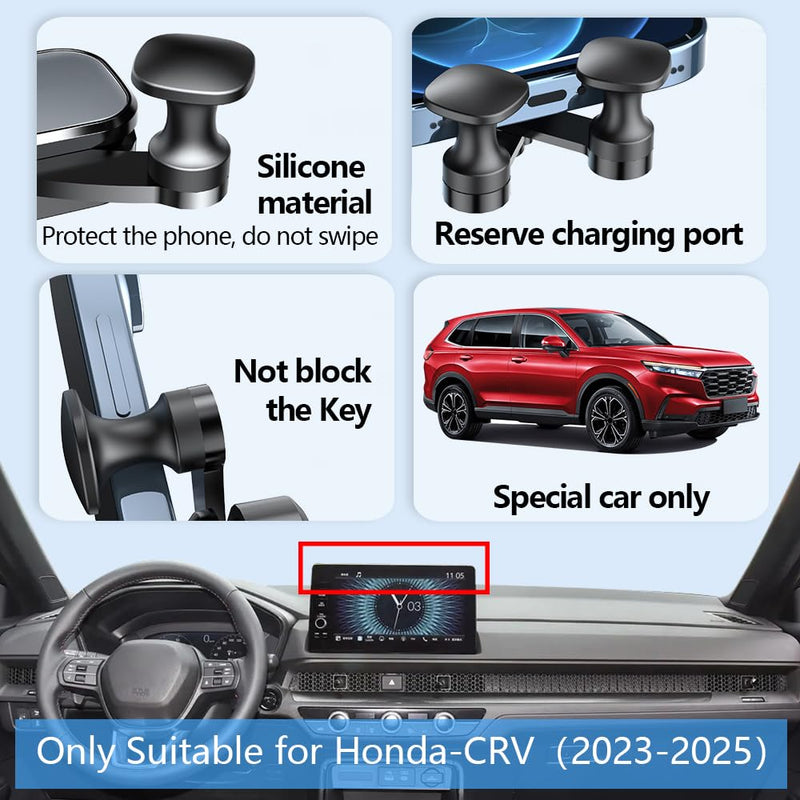 Car Phone Holder Mount for Honda CRV CR-V 2023 2024 2025 2026 Auto Accessories Navigation Screen Bracket Interior Decoration Mobile Cell Phone Mount case