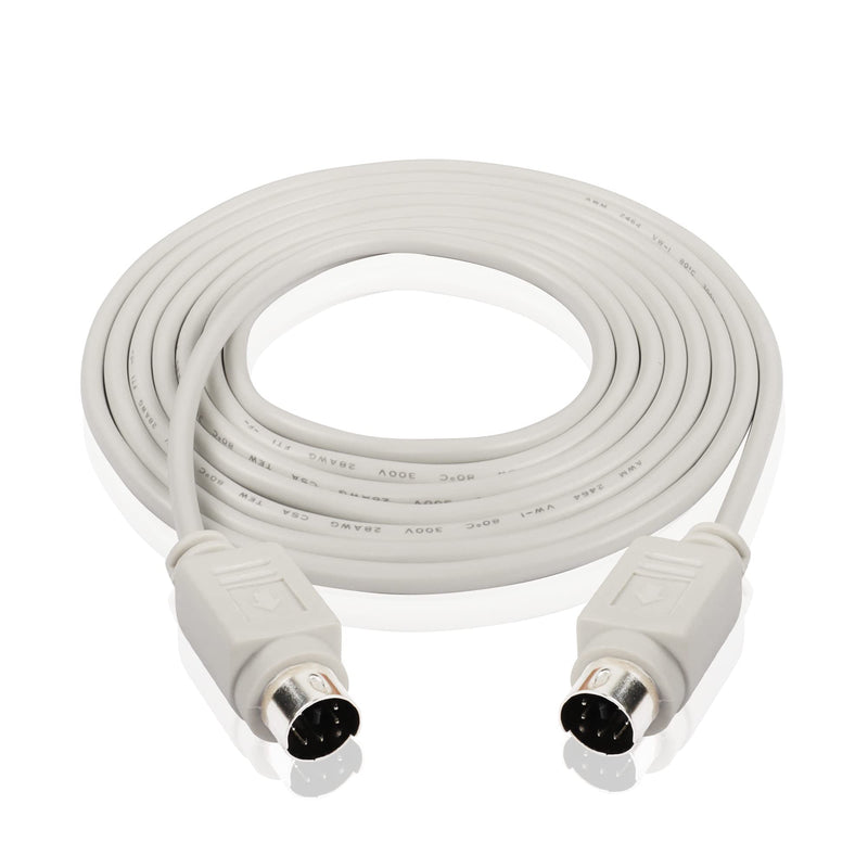 PNGKNYOCN 8.5 Feet PS/2 MDIN-6 Male to Male Cable for PS/2 Keyboard/Mouse Connector